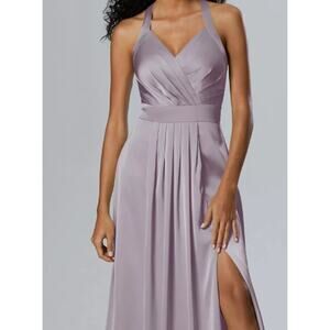 AW BRIDAL 14 1X plus purple haze theresa formal party gala maxi dress NEW B93
